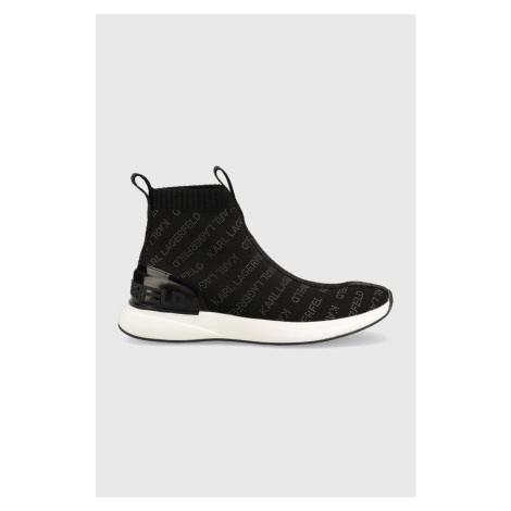 Sneakers boty Karl Lagerfeld FINESSE černá barva, KL62144