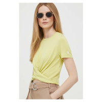 Tričko Calvin Klein Jeans žlutá barva