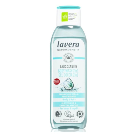 Lavera Basis sensitiv Sprchový gel na tělo a vlasy s neutrální přírodní vůní 2v1 250 ml
