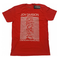 Joy Division tričko, Unknown Pleasures White On Red, pánské