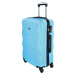 Cestovní plastový kufr Sonrado vel. M, světle modrá