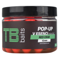 Tb baits plovoucí boilie pop-up red crab + nhdc 65 g - 12 mm