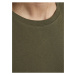 Khaki pánské basic tričko Jack & Jones Noa