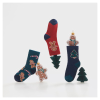 Reserved - Boys` socks multi - Zelená