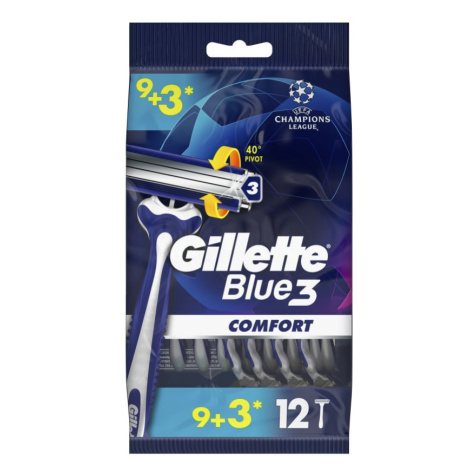 Gillette Blue3 Comfort pánské jednorázové holítko 9+3 ks