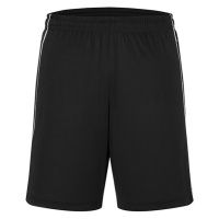 James&Nicholson Unisex sportovní šortky JN387 Black