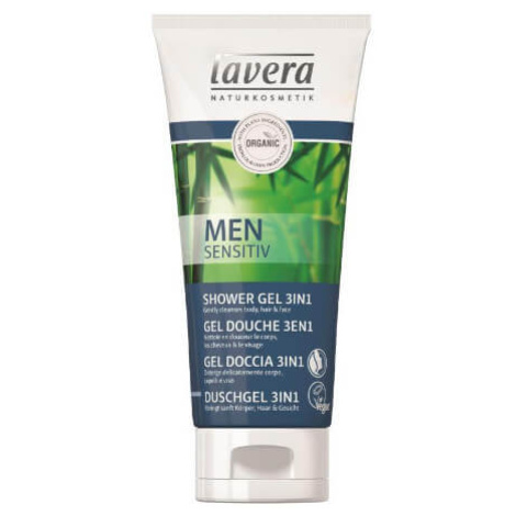 Lavera Vlasový a tělový šampon pro muže 3v1 (Gently cleanses Skin & Care) 200 ml