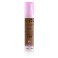 NYX Professional Makeup Bare With Me Concealer Serum hydratační korektor 2 v 1 odstín 11 Mocha 9
