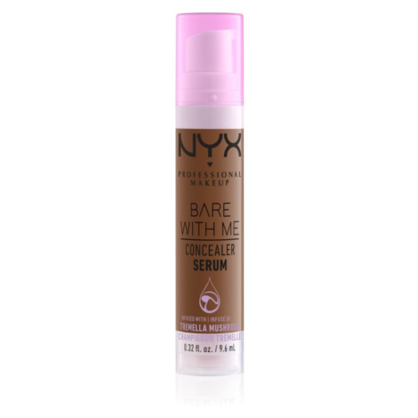 NYX Professional Makeup Bare With Me Concealer Serum hydratační korektor 2 v 1 odstín 11 Mocha 9