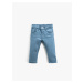 Koton Jeans Slim Fit Jeans with Pockets, Cotton, and Adjustable Elastic Waist.