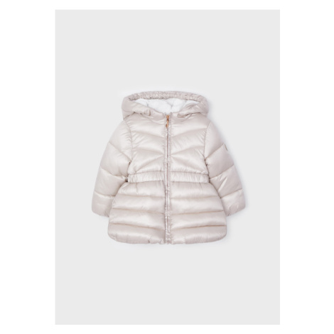 Kabát zimní prošívaný smetanový BABY Mayoral