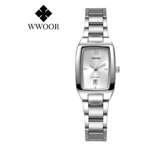 Dámské analogové hodinky s kovovým páskem TP885