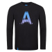 Loap Aldoss Pánské triko s dlouhým rukávem CLM2257 Černá