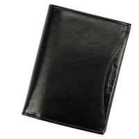 Pánská kožená peněženka Rovicky 1541-03-BOR RFID černá