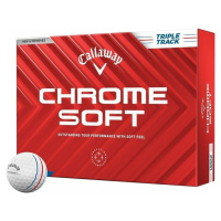 Callaway Chrome Soft 2024 White Golf Balls Triple Track