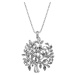 Hot Diamonds Luxusní stříbrný náhrdelník se stromem života Jasmine DP700 (řetízek, přívěsek)