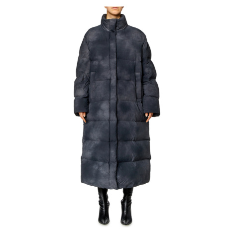 Bunda diesel w-raveel-long-fem jacket black 2