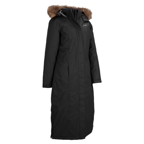 Teplý funkční outdoorový kabát s umělou kožešinou Bonprix