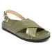 QVC STEFFEN SCHRAUT kožené sandály Barva: Zelená