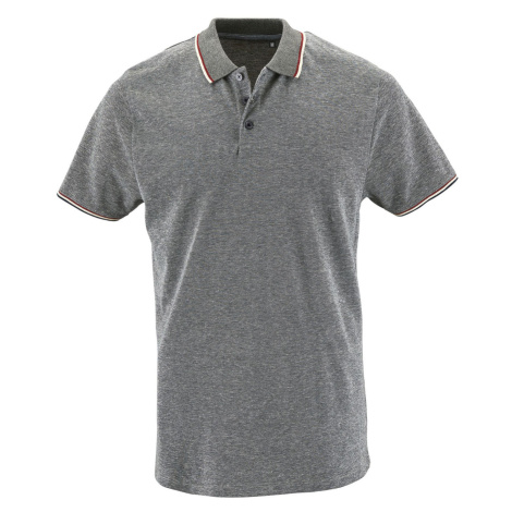 SOĽS Paname Pánské polo triko SL02081 Heather black SOL'S