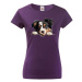 Dámské tričko s potiskem  Severoamerický pastevecký pes - vtipné tričko