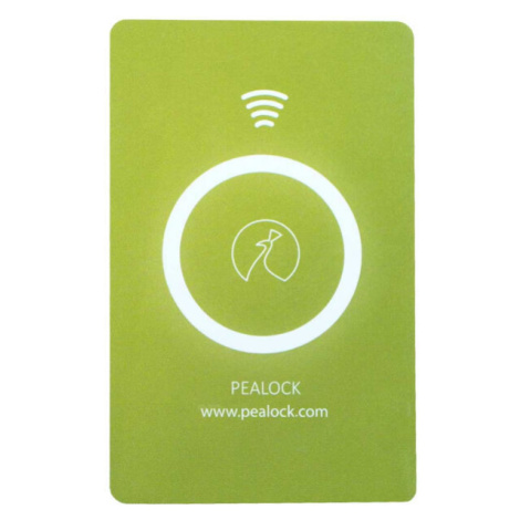 Pealock NFC KARTA Karta k zámku, zelená, velikost