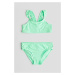 H & M - Flounce-trimmed bikini - zelená