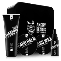 Angry Beards Velká sada péče o vousy Smooth & Saloon