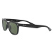 Dětské sluneční brýle Ray-Ban Junior New Wayfarer zelená barva, 0RJ9052S