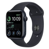 Apple Watch SE (2022) 44mm Temně inkoustový hliník s temně inkoustovým sportovním řemínkem