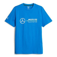 Puma MERCEDES-AMG PETRONAS F1 TEAM ESSENTIALS TEE Pánské triko, modrá, velikost