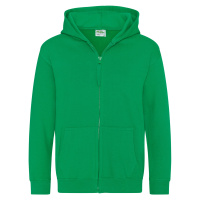 Just Hoods Dětská mikina na zip JH050J Kelly Green