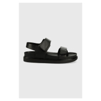 Kožené sandály Vagabond Shoemakers Erin dámské, černá barva, 5332-601-20