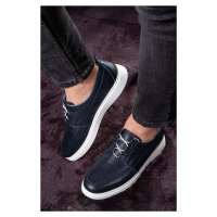 Ducavelli Marine Genuine Leather Men's Casual Shoes, Casual Shoes, Summer Shoes, Lace-Up Lightwe