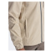 Béžová pánská softshellová bunda Ombre Clothing