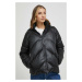 Péřová bunda Tommy Hilfiger dámská, černá barva, zimní, WW0WW41176