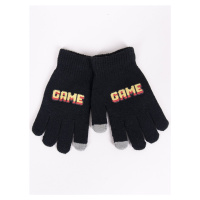 Yoclub Kids's Gloves RED-0108C-AA5E-003