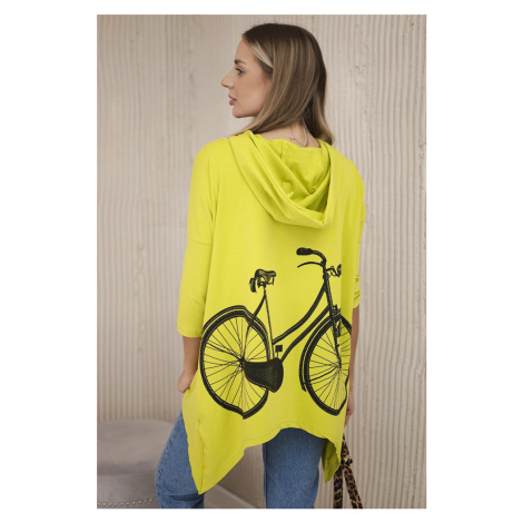 Kesi Mikina Bike s potiskem Barva: Zelená - světle