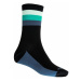 Ponožky SENSOR Coolmax Summer Stripe černá/zelená