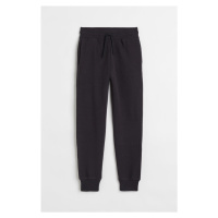 H & M - Kalhoty jogger's česanou vnitřní stranou - černá