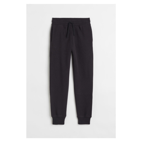 H & M - Kalhoty jogger's česanou vnitřní stranou - černá H&M