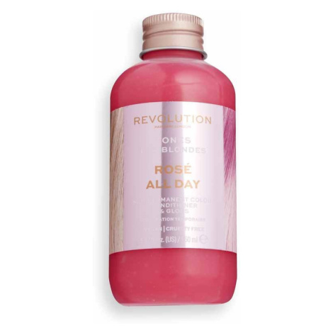 Revolution Haircare Tones For Blondes Rose All Day Barva Vlasů 150 ml