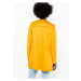 Žlutý dámský lehký kabát v semišové úpravě CAMAIEU