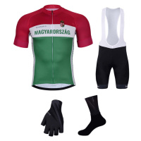 BONAVELO Cyklistický mega set - HUNGARY - červená/bílá/černá/zelená