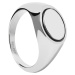PDPAOLA Výrazný stříbrný prsten STAMP Silver AN02-628