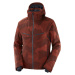 Salomon BRILLIANT JKT M Pánská lyžařská bunda, červená, velikost