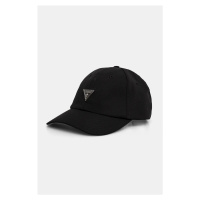Kšiltovka Guess DINA černá barva, s aplikací, W4BZ36 WGJP2
