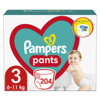 Pampers Pants vel. 3 6–11 kg plenkové kalhotky 204 ks