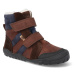 Barefoot dětské zimní boty Koel - Milo Hydro Tex Chocolate hnědé