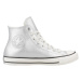 Converse CHUCK TAYLOR ALL STAR METALLIC LEATHER Stříbrná